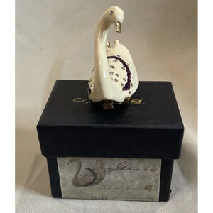 Grace Swan Release #8 OBJET D'ART Art Form Fine Collectibles Trinket Box Jewelry
